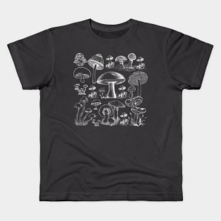 Mushroom Pattern Kids T-Shirt